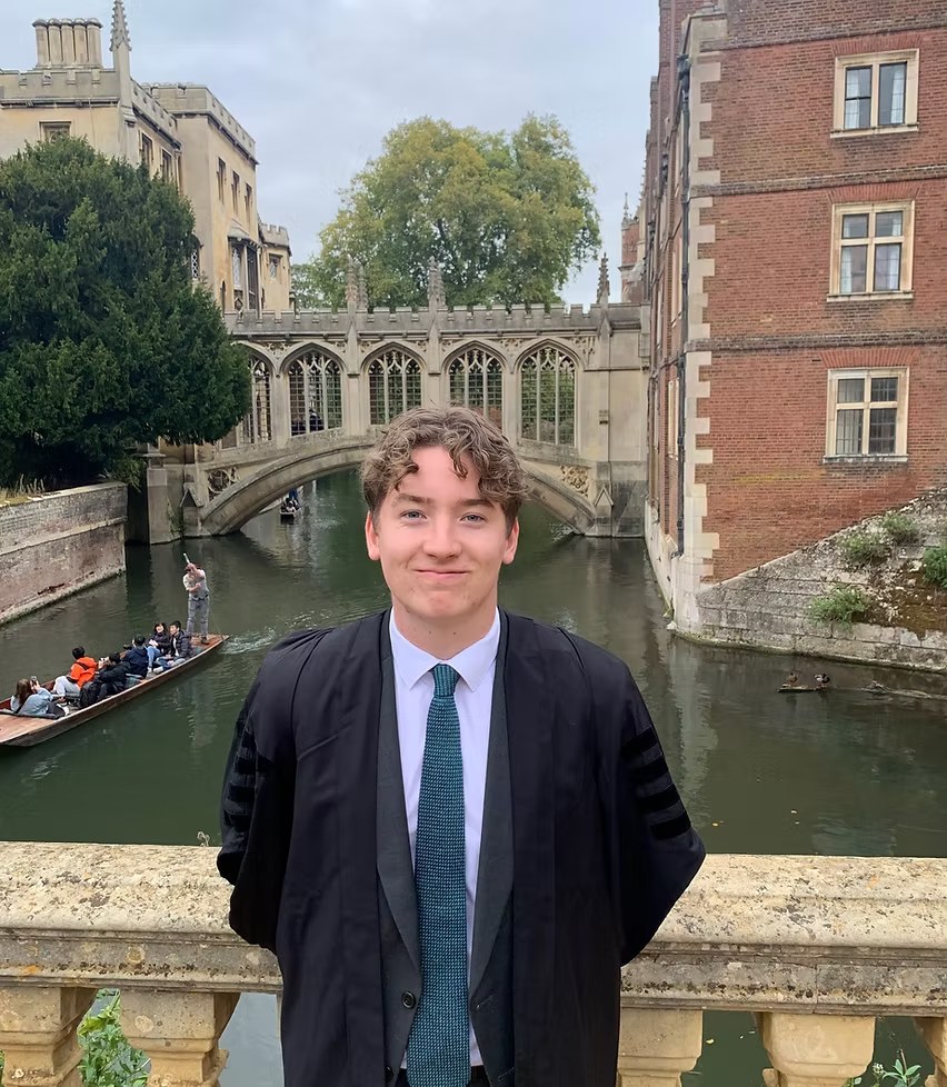 Evan Billings, Maths and Physics tutor, at Cambridge